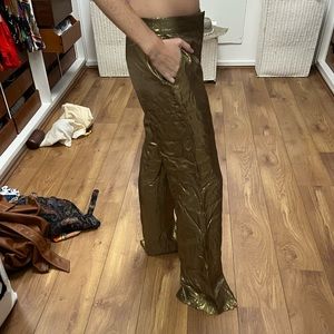Derek lam 10 Crosby gold pants